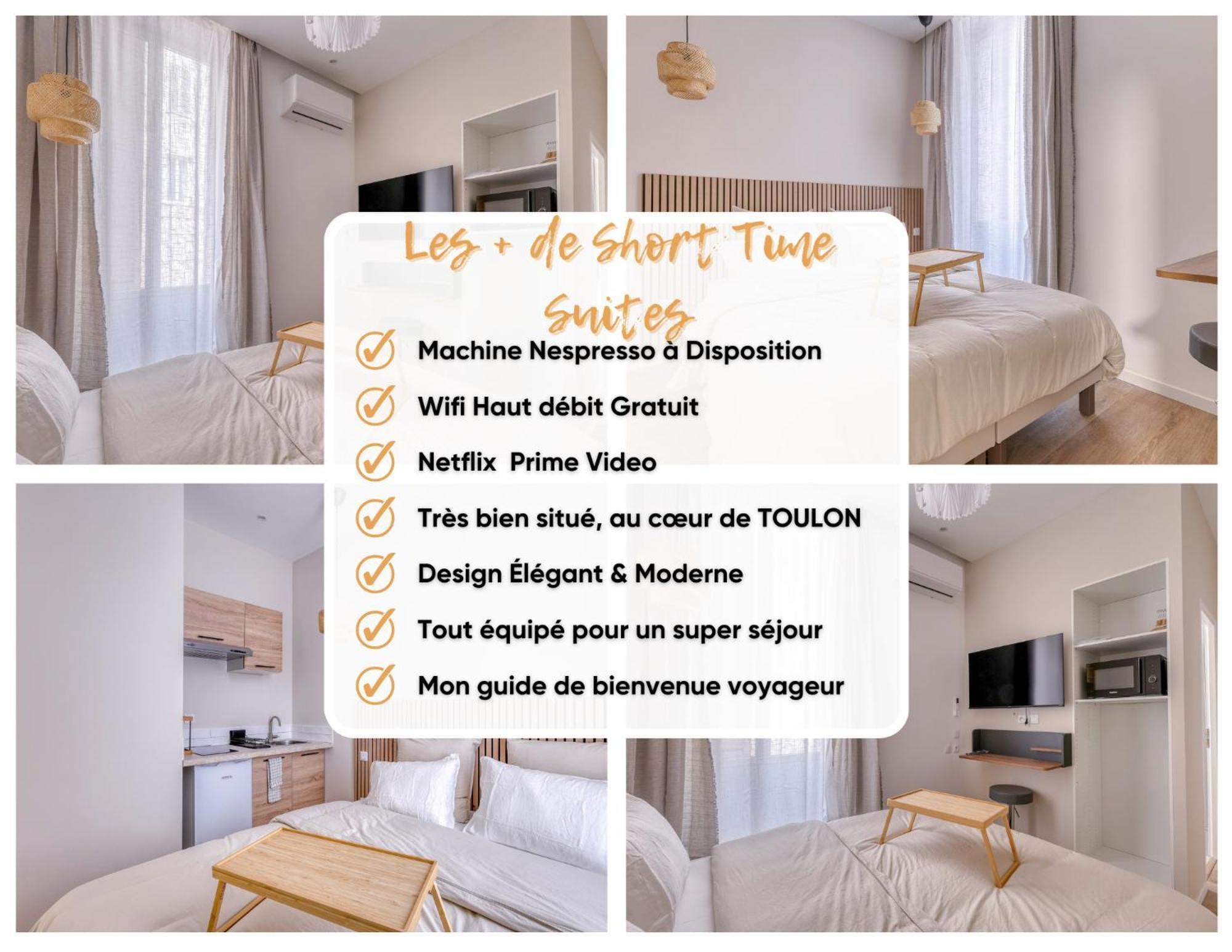Short Time Suites Toulon Centre 3 "Le Spot" Check-In Auto Bagian luar foto